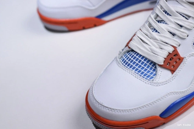 1st Kicks 4 308497- white blue bright crimson-royal air jordan HighQuality 1823 1108